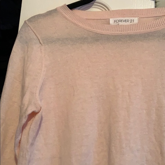 2/$20 Forever 21 Blush Pink Sweater - Picture 3 of 3